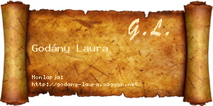 Godány Laura névjegykártya